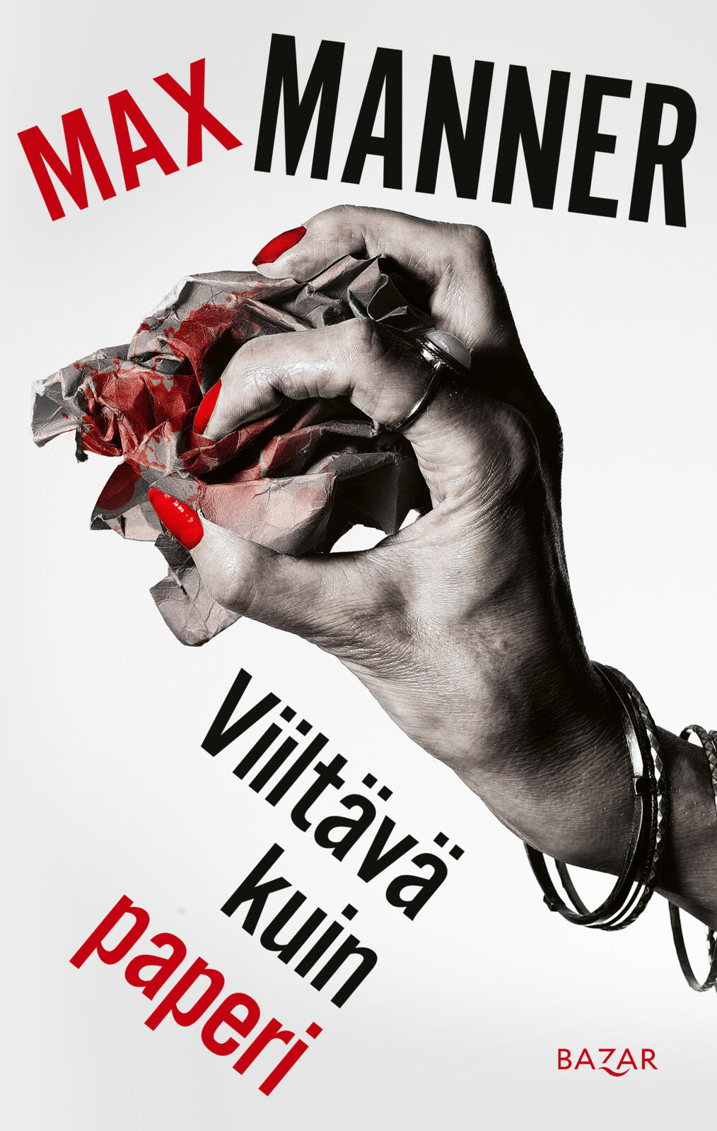 Etukansi. Max Manner Viiltävä kuin paperi