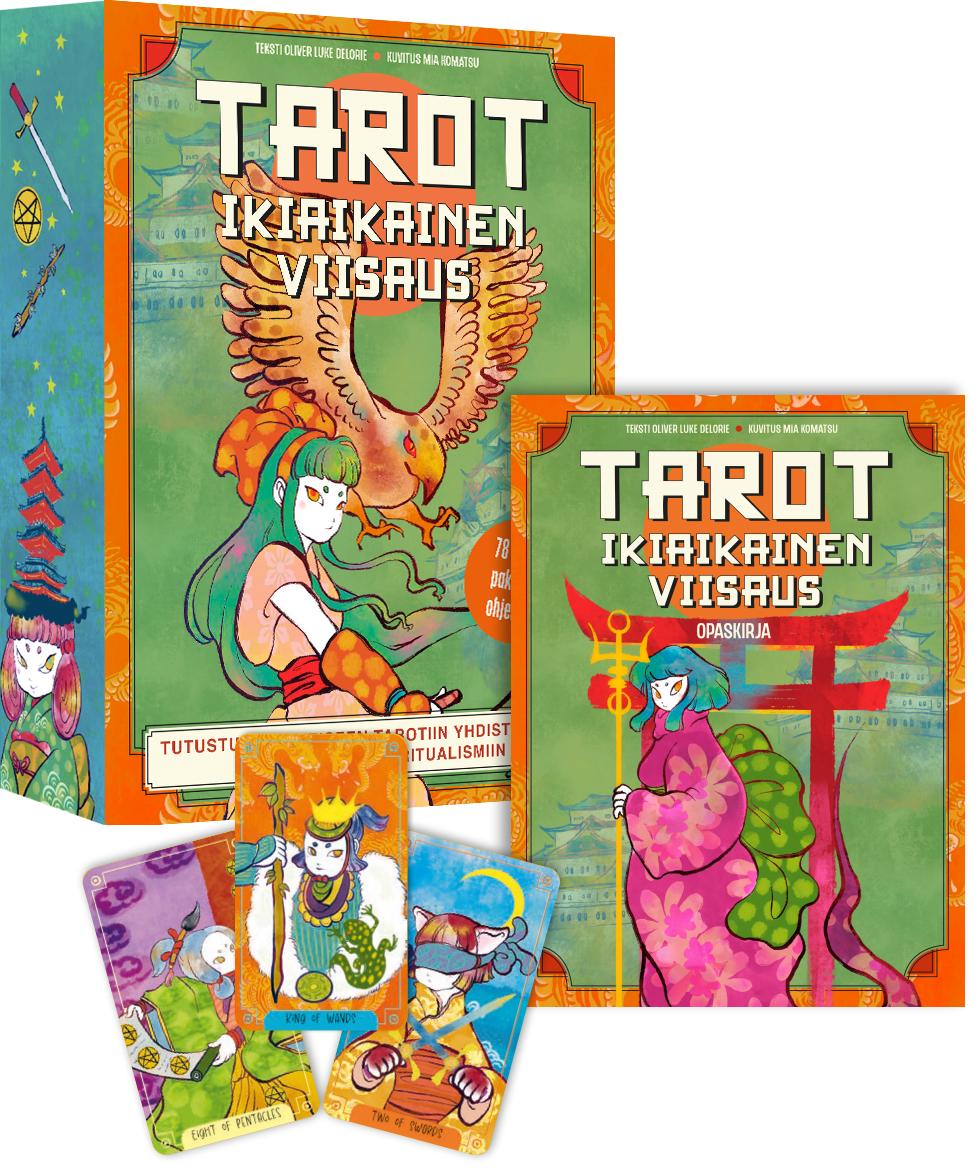 Etukansi. Oliver Luke Delorie Tarot - Ikiaikainen viisaus