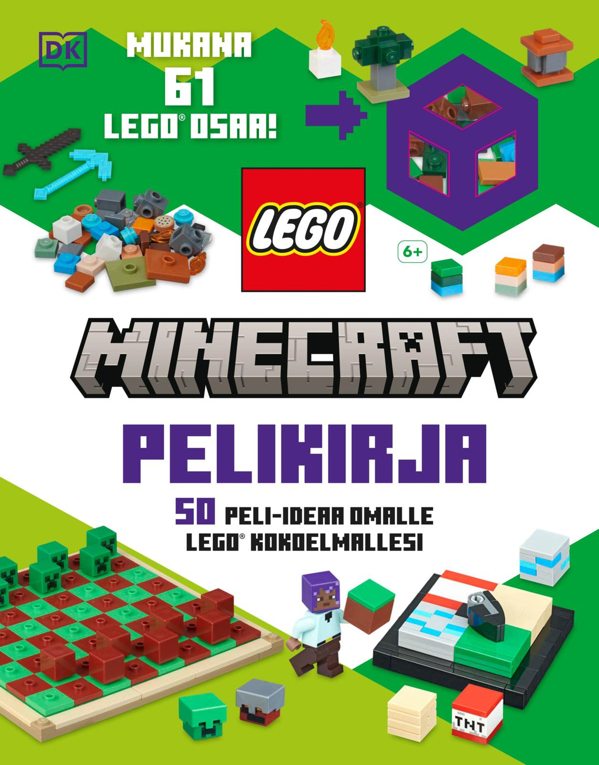 Etukansi. Dorling Kindersley Ltd LEGO Minecraft - Pelikirja