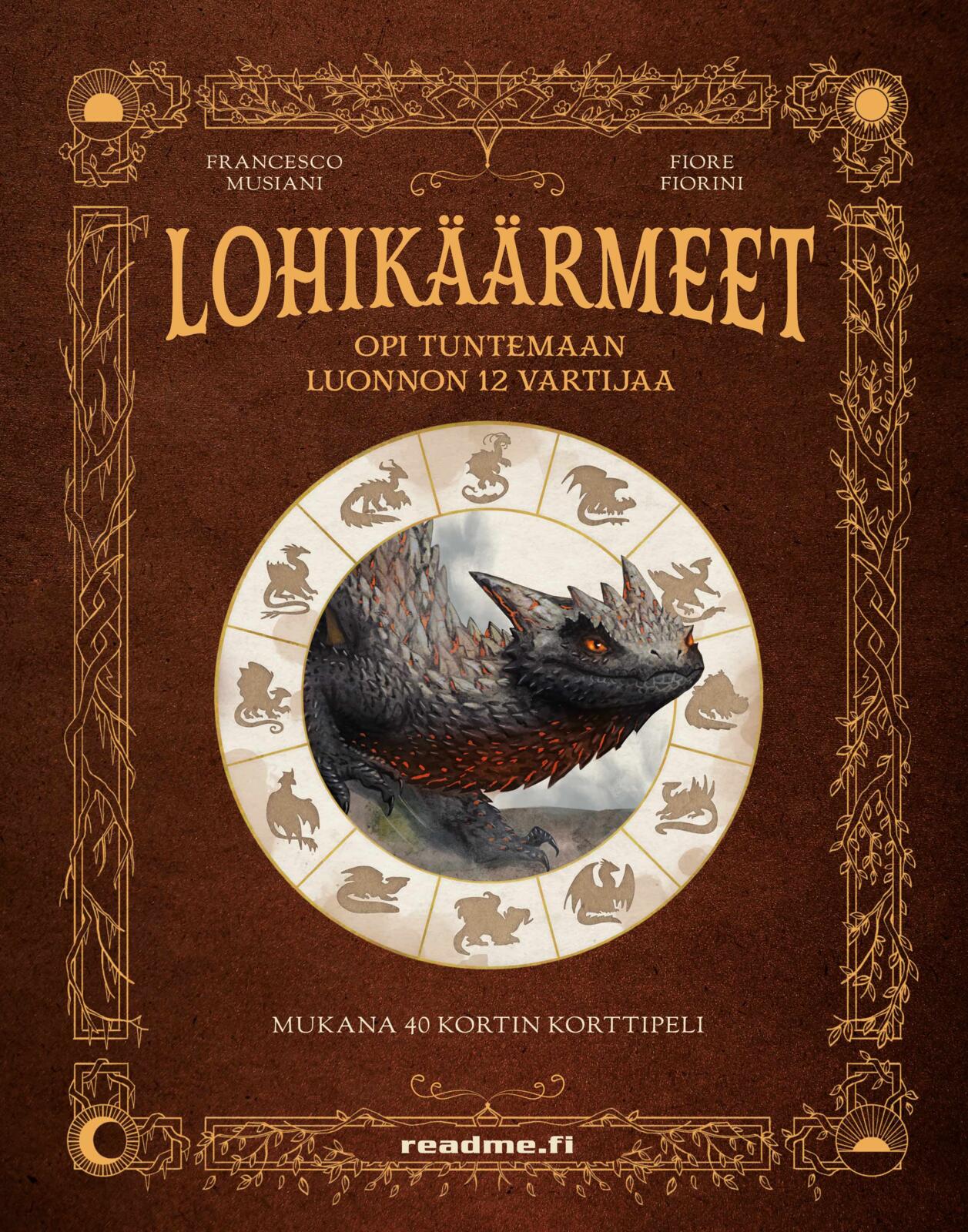 Etukansi. Francesco Musiani Lohikäärmeet