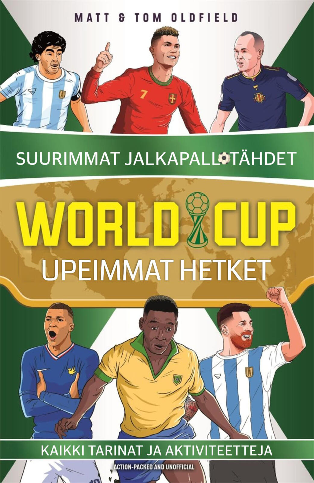 Etukansi. Matt Oldfield JALKAPALLOTÄHDET - UPEIMMAT HETKET
