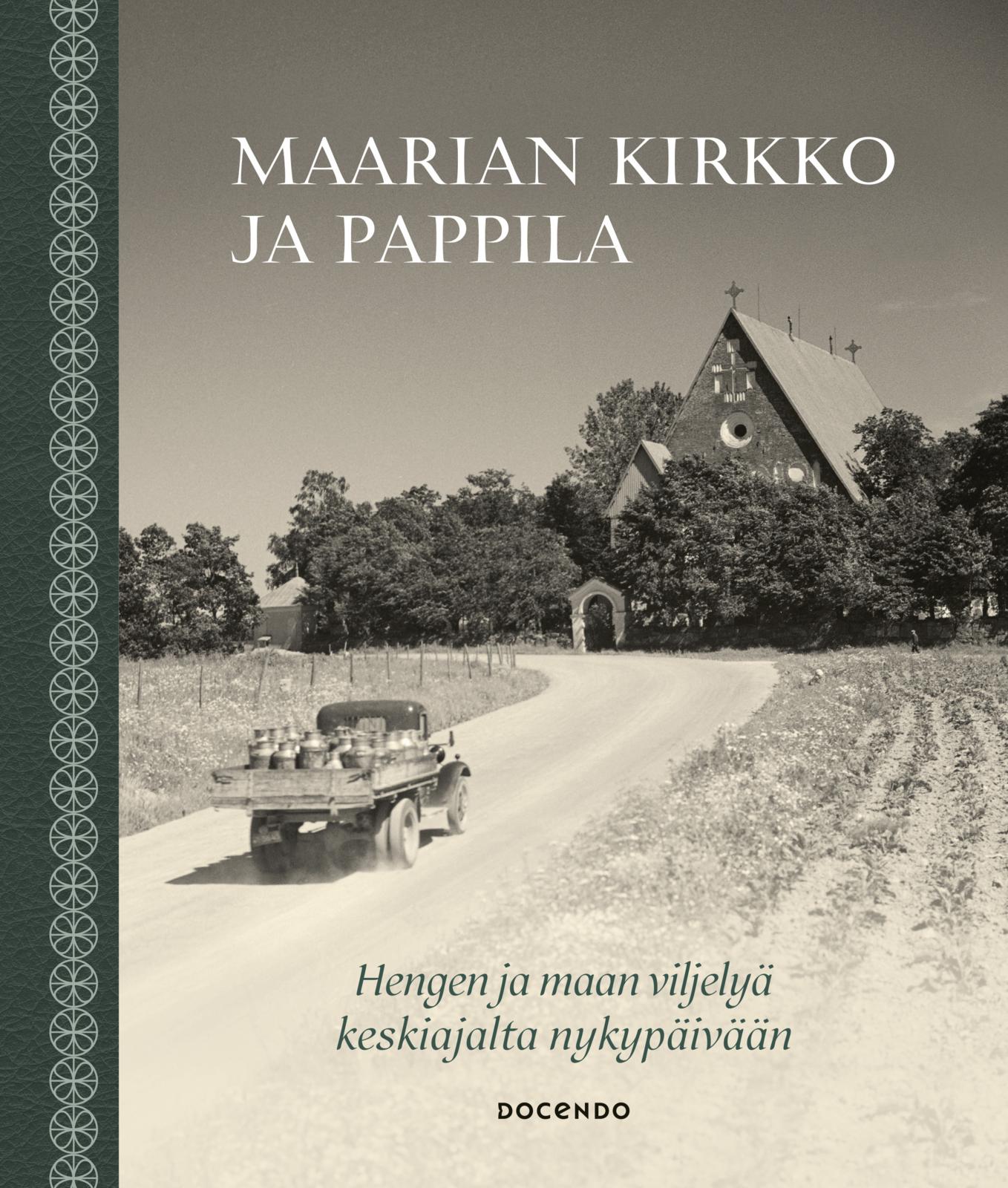 Etukansi. Ilari Aalto Maarian kirkko ja pappila