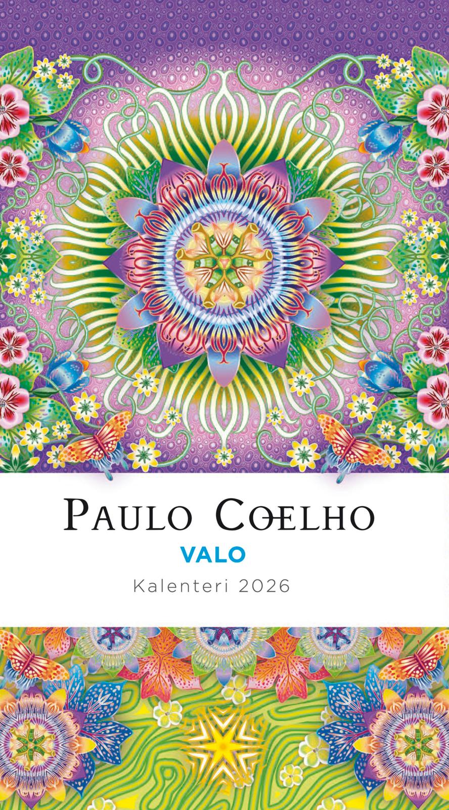 Etukansi. Paulo Coelho. Valo - Kalenteri 2026