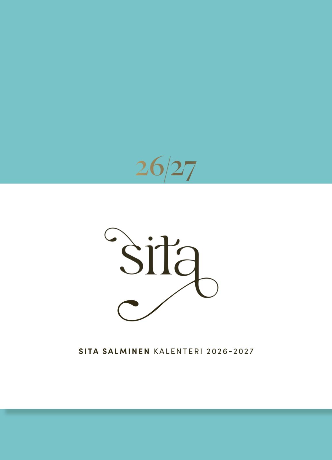 Etukansi. Sita Salminen Sitan kalenteri 2026–2027