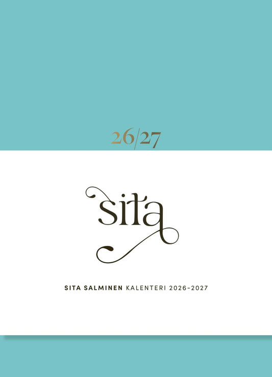 Etukansi. Sita Salminen. Sitan kalenteri 2026–2027.