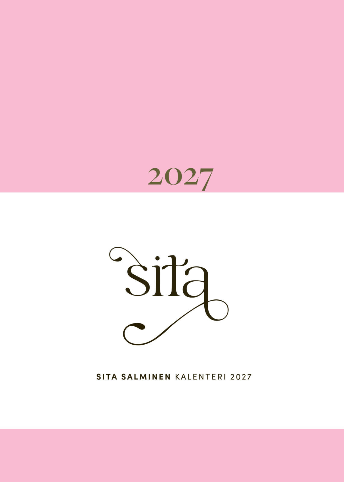 Etukansi. Sita Salminen Sitan kalenteri 2027