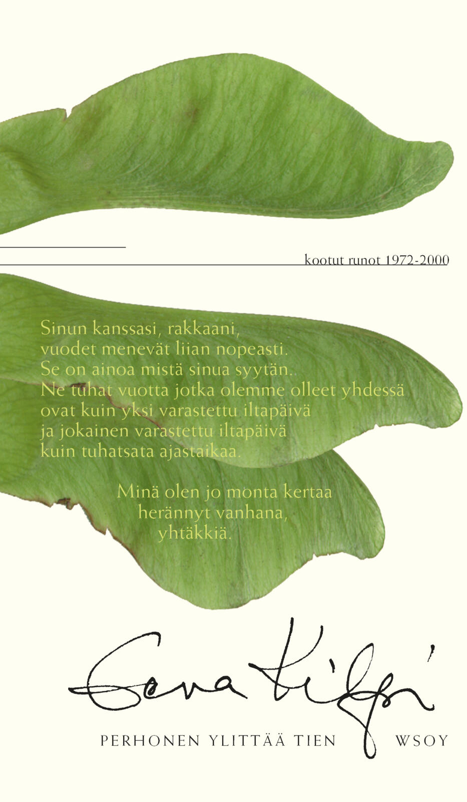 Etukansi. Eeva Kilpi Perhonen ylittää tien