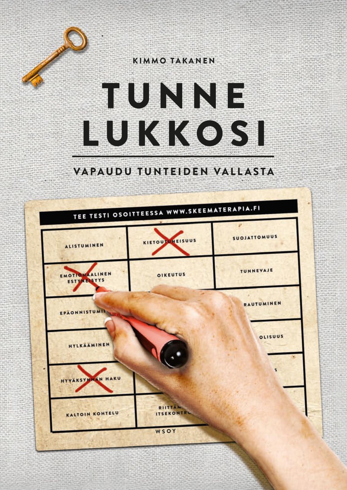 Etukansi. Kimmo Takanen Tunne lukkosi