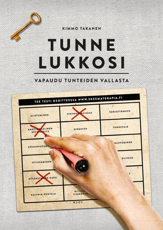 Etukansi. Kimmo Takanen. Tunne lukkosi.
