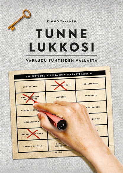 Etukansi. Kimmo Takanen. Tunne lukkosi