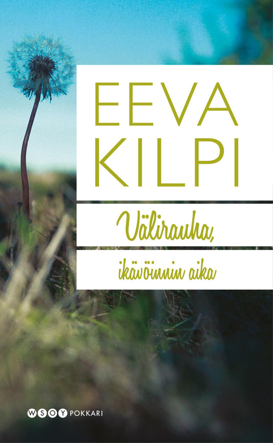 Etukansi. Eeva Kilpi. Välirauha, ikävöinnin aika.