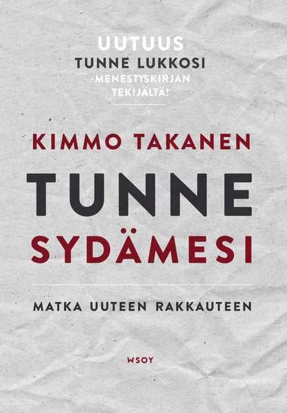 Etukansi. Kimmo Takanen. Tunne sydämesi