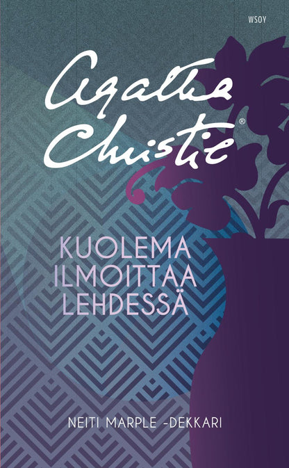 Etukansi. Agatha Christie Kuolema ilmoittaa lehdessä