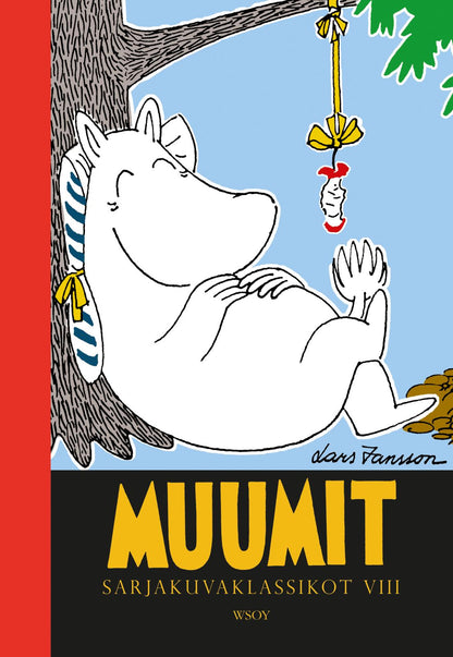 Etukansi. Lars Jansson Muumit. Sarjakuvaklassikot VIII