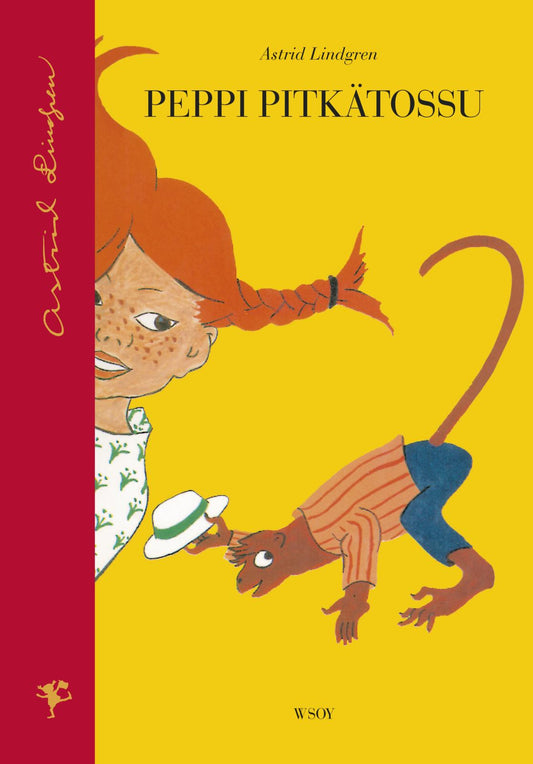 Etukansi. Astrid Lindgren. Ingrid Vang Nyman. Peppi Pitkätossu (uusi suomennos).