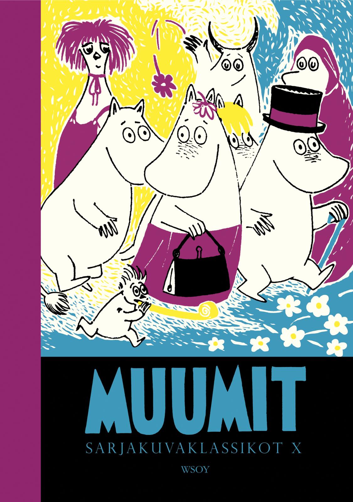 Etukansi. Lars Jansson Muumit. Sarjakuvaklassikot X