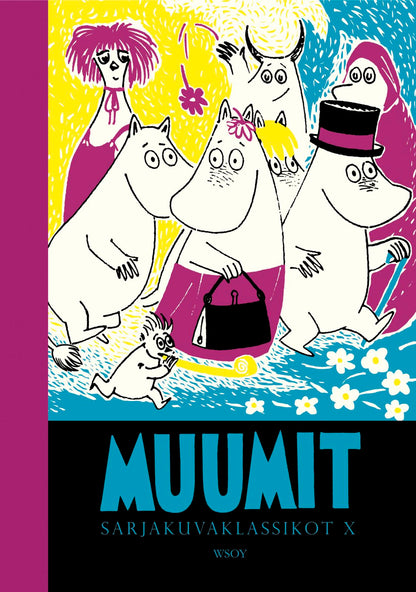 Etukansi. Lars Jansson. Muumit. Sarjakuvaklassikot X
