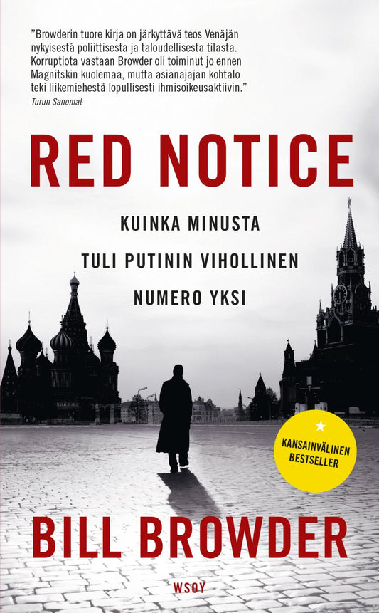 Etukansi. Bill Browder. Red Notice.