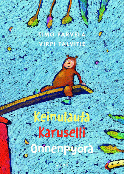 Etukansi. Timo Parvela Keinulauta-trilogia