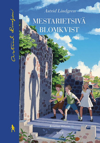 Etukansi. Astrid Lindgren. Mestarietsivä Blomkvist