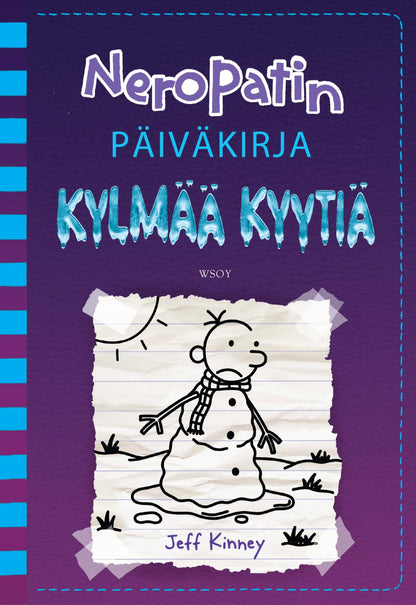 Etukansi. Jeff Kinney Neropatin päiväkirja: Kylmää kyytiä