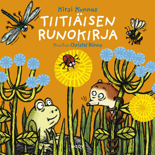 Etukansi. Kirsi Kunnas. Christel Rönns. Tiitiäisen runokirja.