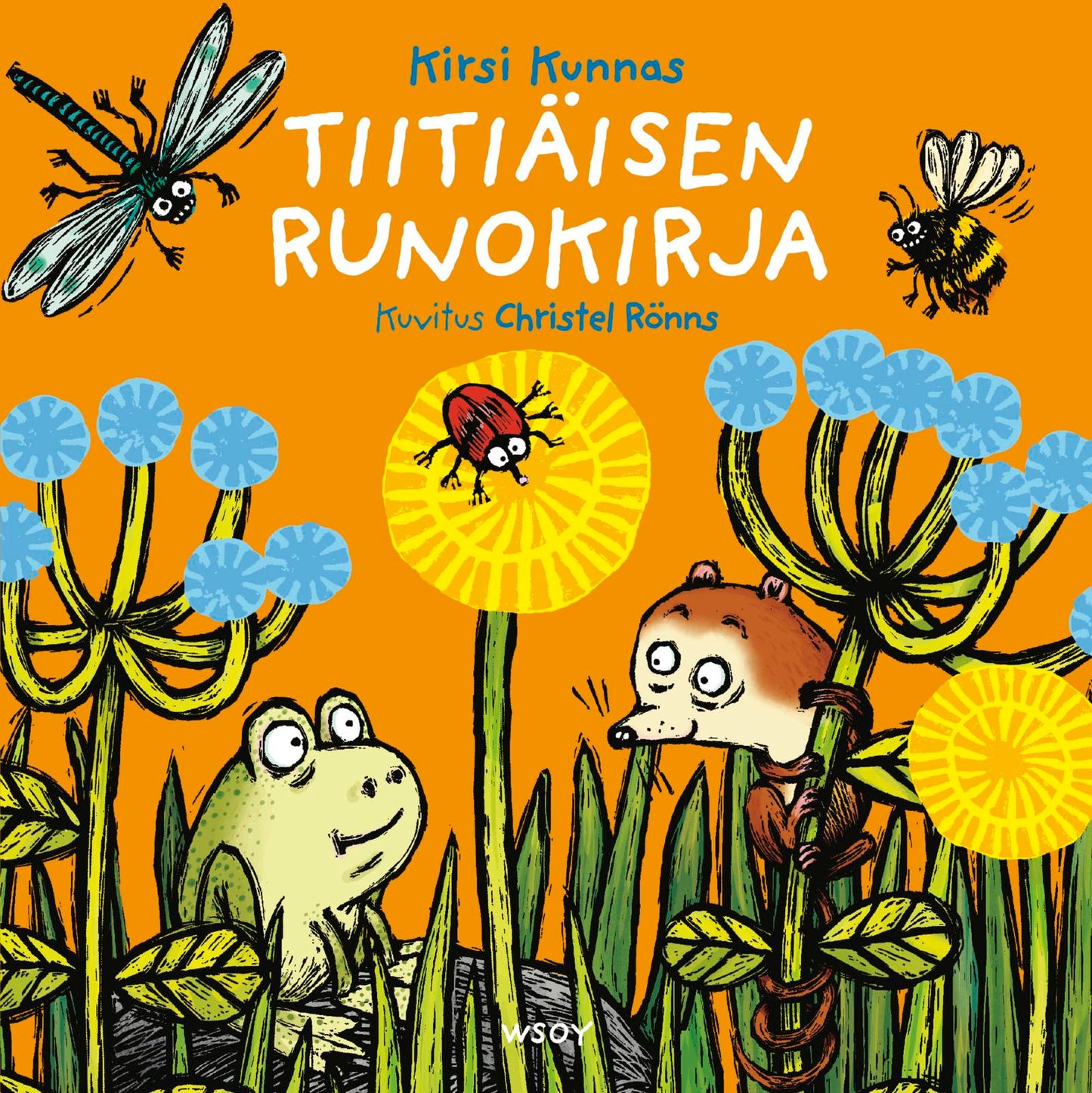Etukansi. Kirsi Kunnas. Tiitiäisen runokirja