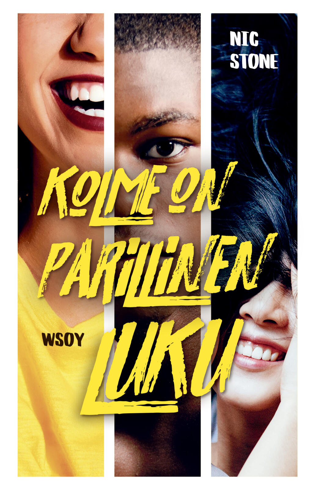 Etukansi. Nic Stone Kolme on parillinen luku