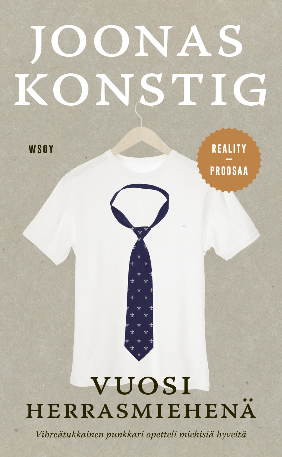 Etukansi. Joonas Konstig Vuosi herrasmiehenä