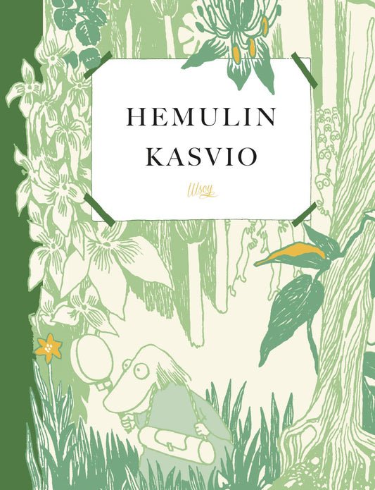 Etukansi. Tove Jansson. Hemulin kasvio.