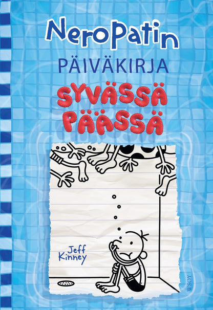 Etukansi. Jeff Kinney. Neropatin päiväkirja: Syvässä päässä