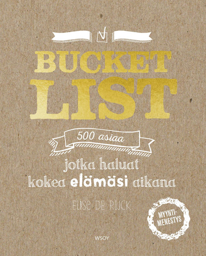 Etukansi. Elise de Rijck Bucket list