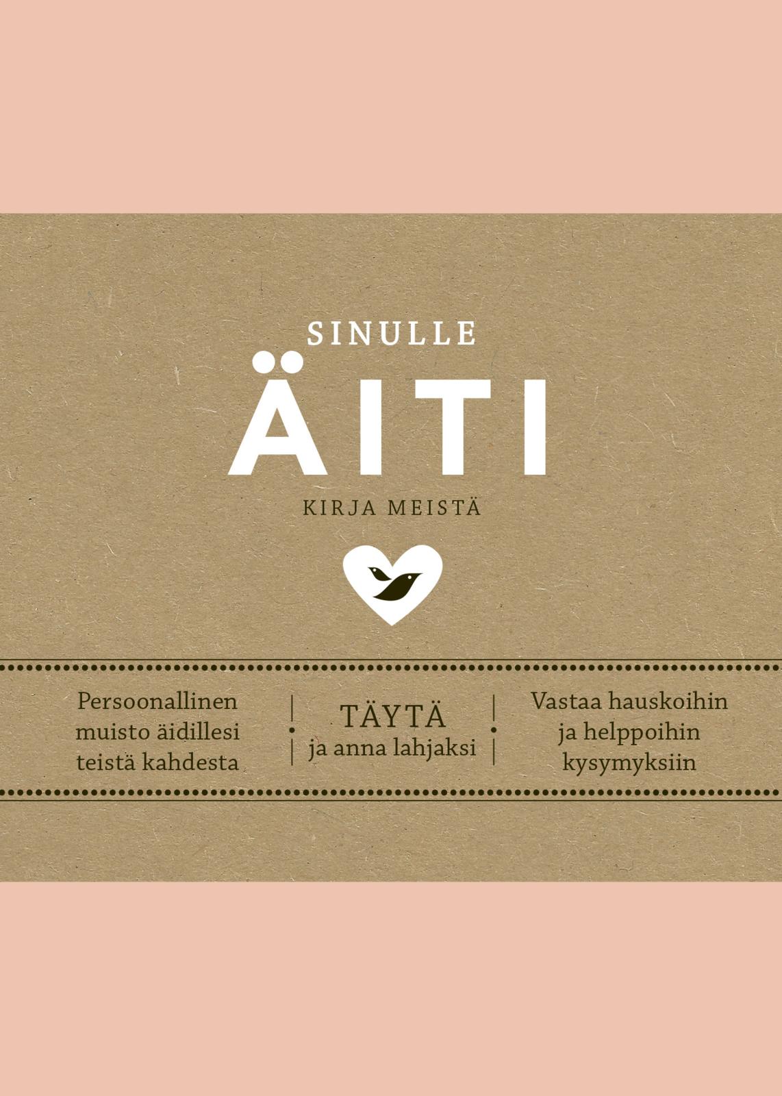 Etukansi. Elma van Vliet Sinulle, äiti