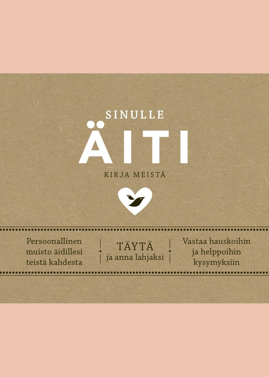 Etukansi. Elma van Vliet. Sinulle, äiti.