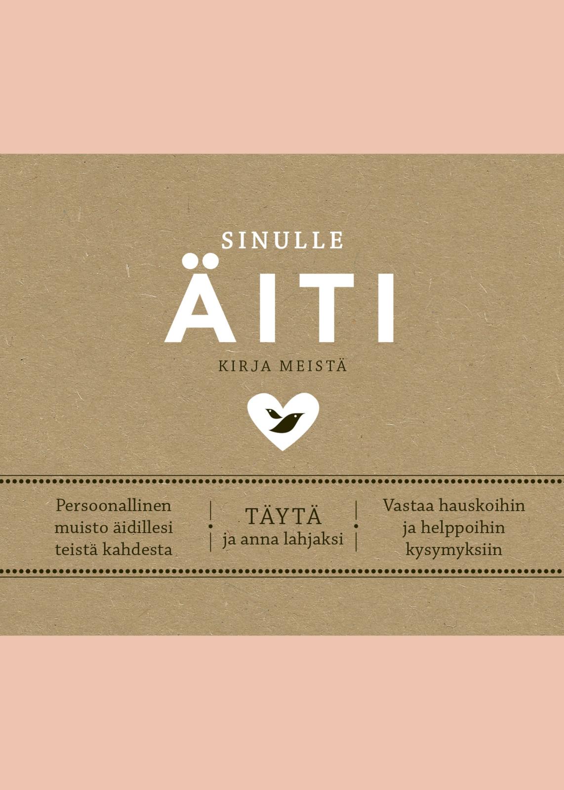 Etukansi. Elma van Vliet. Sinulle, äiti