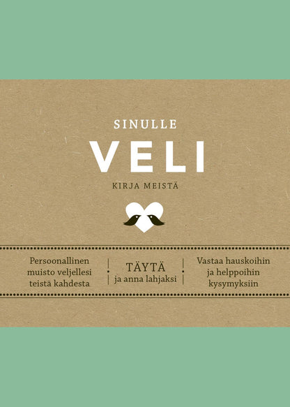 Etukansi. Elma van Vliet Sinulle, veli