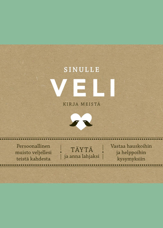 Etukansi. Elma van Vliet. Sinulle, veli.