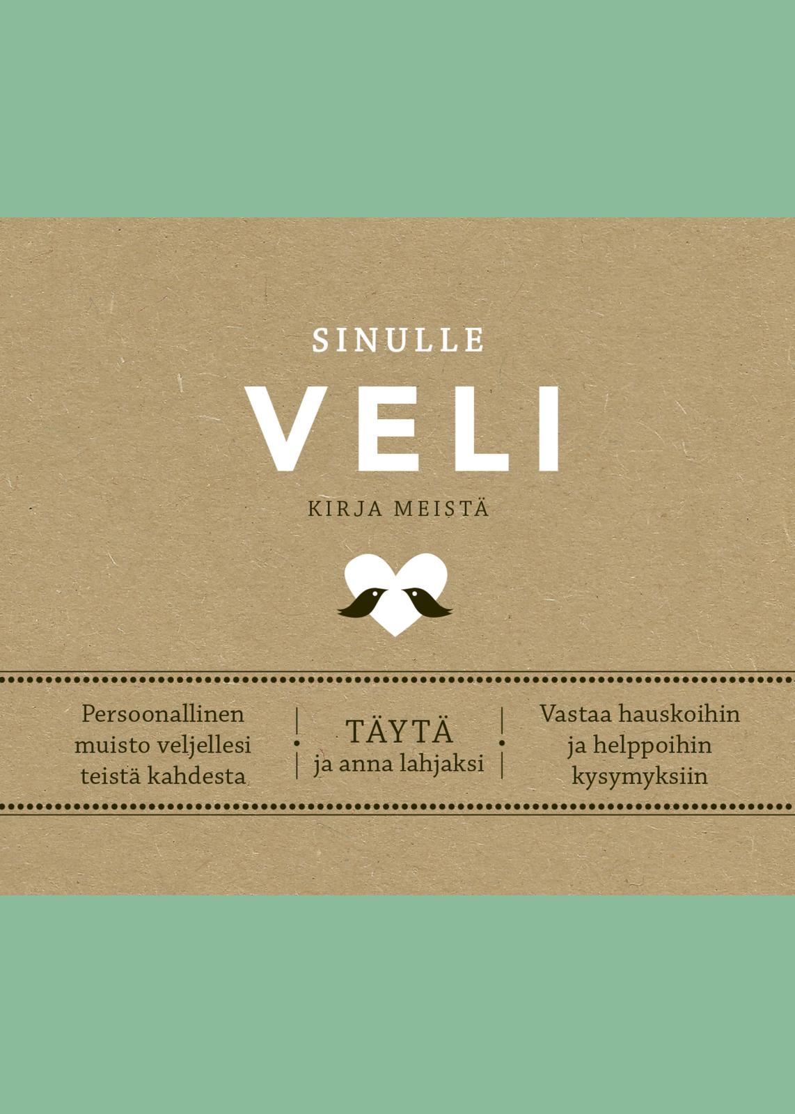 Etukansi. Elma van Vliet. Sinulle, veli