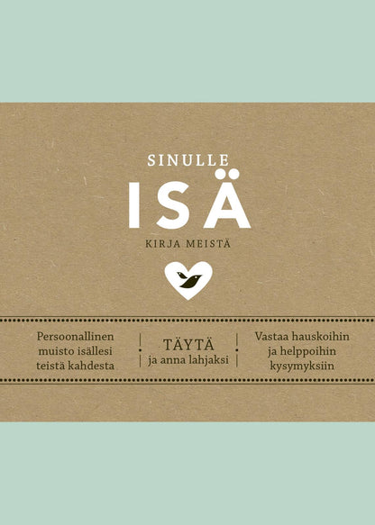 Etukansi. Elma van Vliet. Sinulle, isä