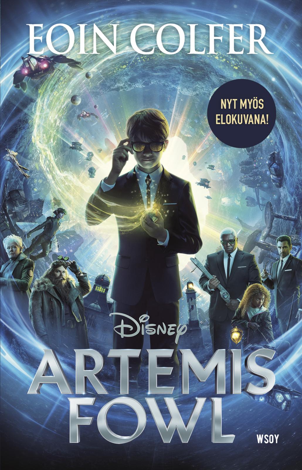 Etukansi. Eoin Colfer Artemis Fowl (elokuvakansi)
