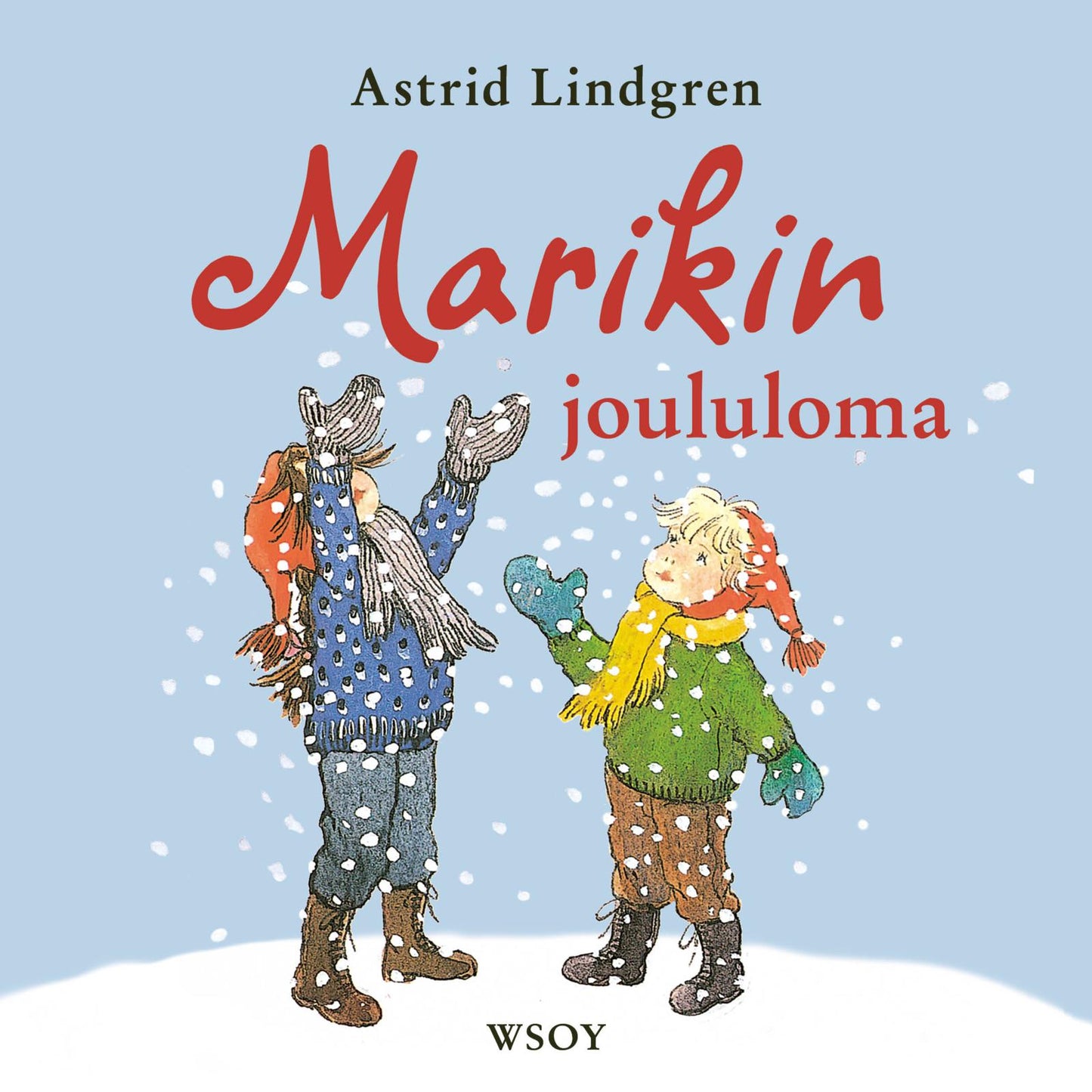 Etukansi. Astrid Lindgren. Marikin joululoma