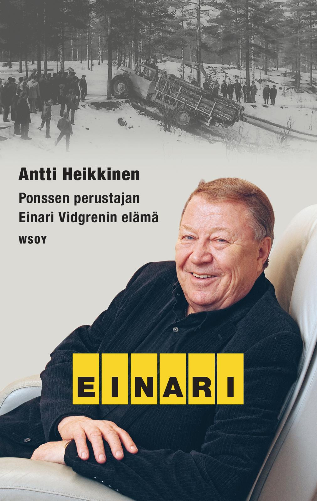 Etukansi. Antti Heikkinen Einari