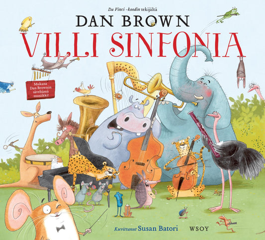 Etukansi. Dan Brown. Susan Batori. Villi sinfonia.