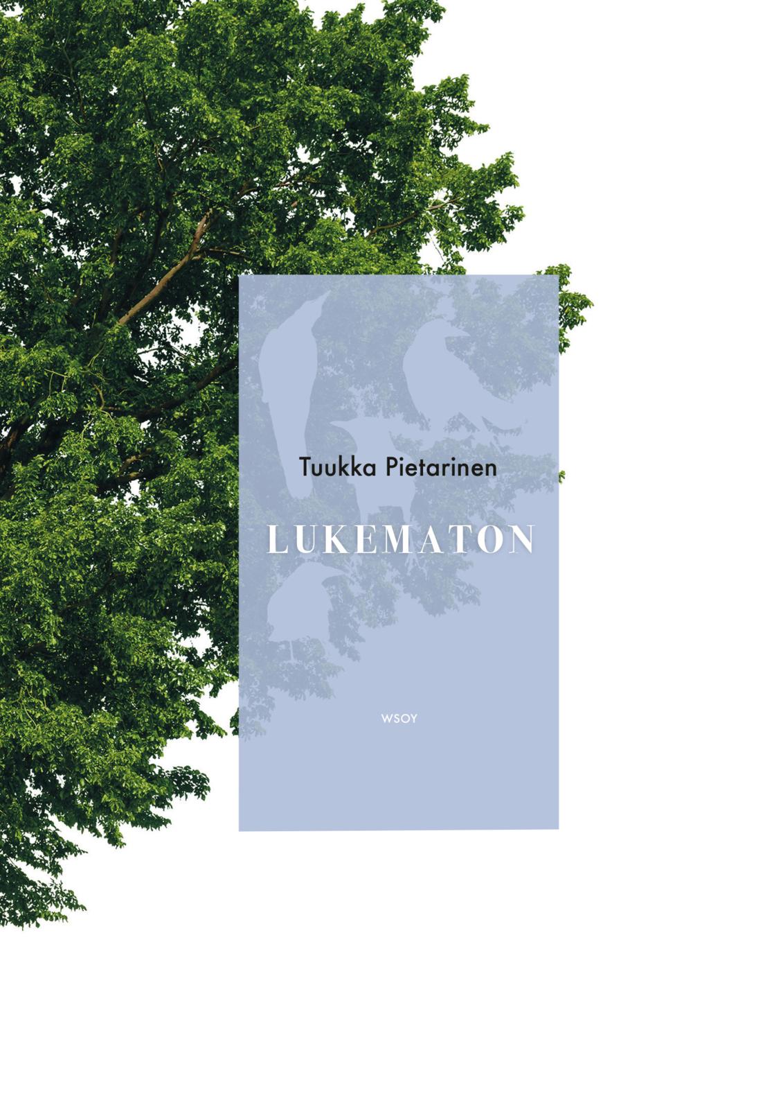 Etukansi. Tuukka Pietarinen. Lukematon