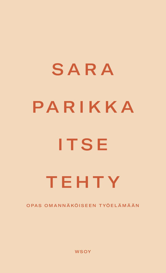 Etukansi. Sara Parikka. Itse tehty.