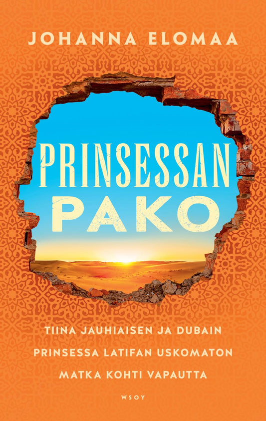 Etukansi. Johanna Elomaa. Prinsessan pako.