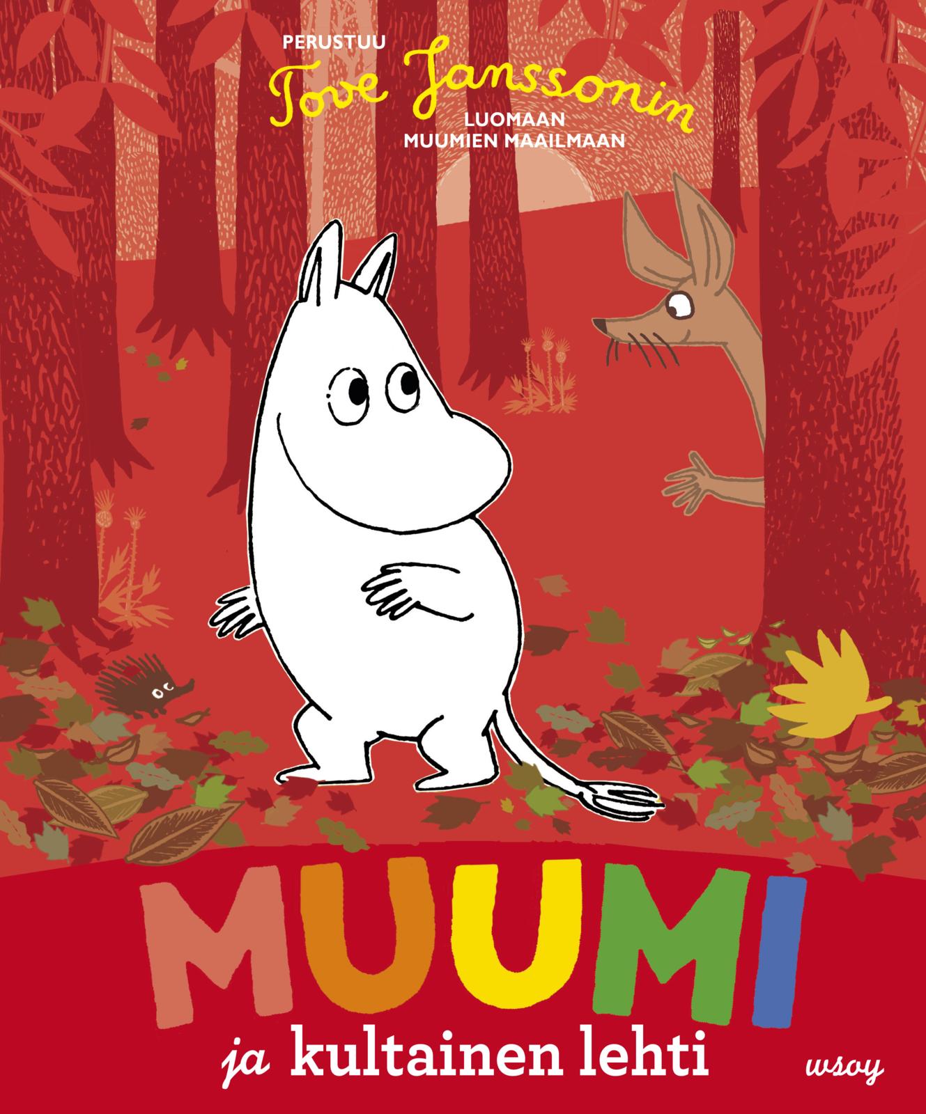 Etukansi. Tove Jansson Muumi ja kultainen lehti