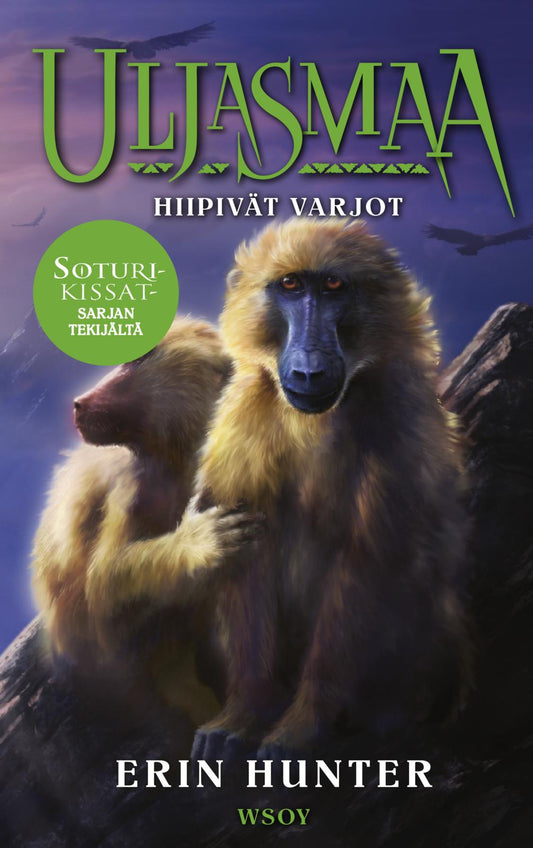 Etukansi. Erin Hunter. Owen Richardson. Uljasmaa: Hiipivät varjot.