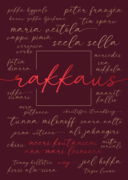 Etukansi. Meeri Koutaniemi Rakkaus