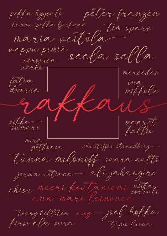 Etukansi. Meeri Koutaniemi. Ann-Mari Leinonen. Rakkaus.